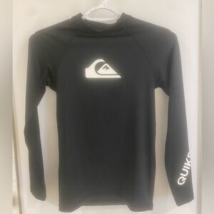 NWT Quiksilver Youth All Time Long Sleeve UPF 50 Rash Guard Size XL (16)